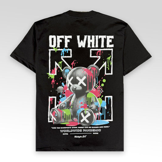 OFF-WHITE X KAWS Logo Print T-Shirt