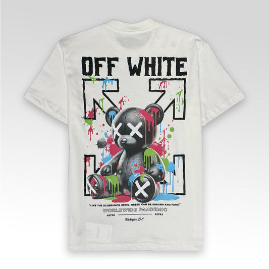 OFF-WHITE X KAWS Logo Print T-Shirt